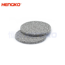 Liquid oil filtration system used stainless steel powder sintering filter disc for oil filter